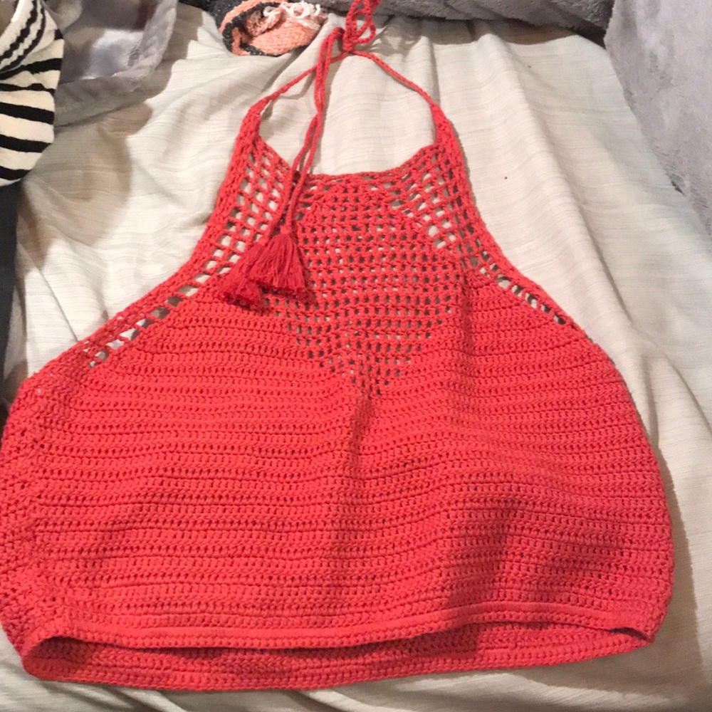 Knit crop top
